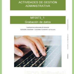 MF0973 Grabación de datos